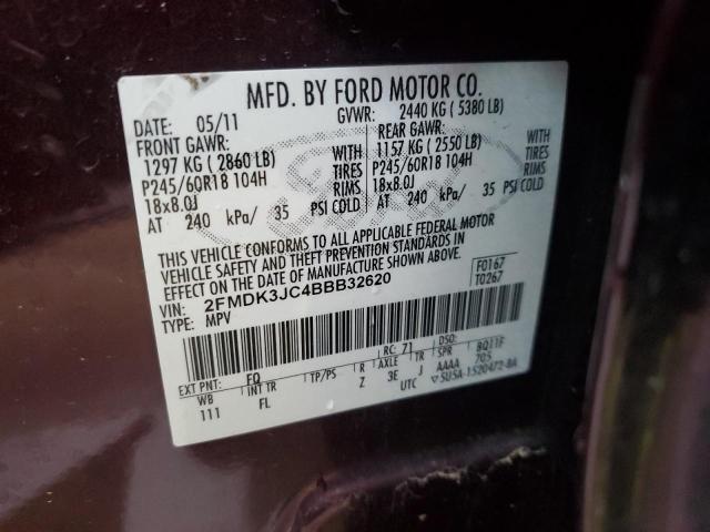 Photo 11 VIN: 2FMDK3JC4BBB32620 - FORD EDGE 