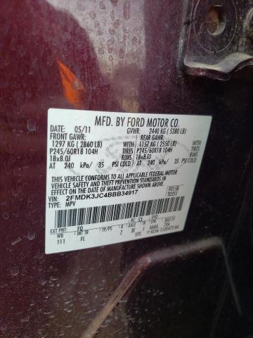 Photo 11 VIN: 2FMDK3JC4BBB34917 - FORD EDGE 