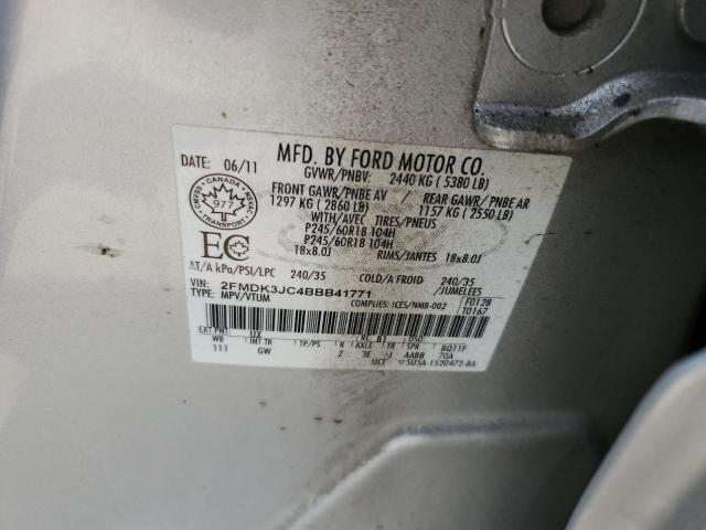 Photo 13 VIN: 2FMDK3JC4BBB41771 - FORD EDGE 