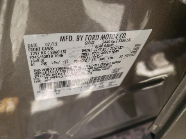 Photo 9 VIN: 2FMDK3JC4DBA73975 - FORD EDGE SEL 