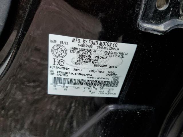 Photo 12 VIN: 2FMDK3JC4DBB67094 - FORD EDGE SEL 