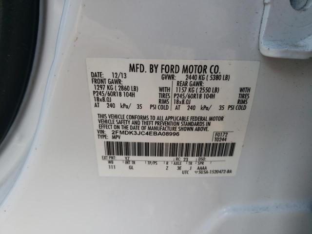 Photo 12 VIN: 2FMDK3JC4EBA08996 - FORD EDGE SEL 