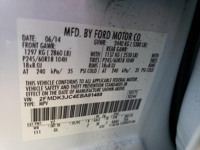 Photo 13 VIN: 2FMDK3JC4EBA91488 - FORD EDGE 