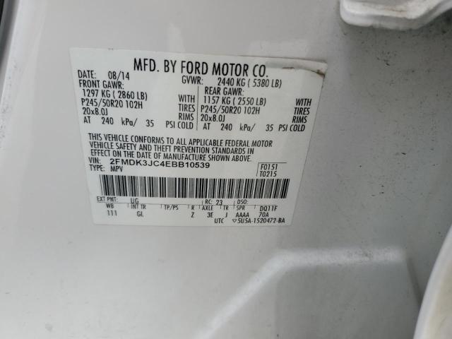 Photo 12 VIN: 2FMDK3JC4EBB10539 - FORD EDGE 