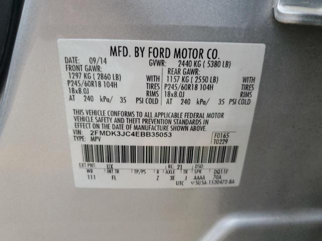 Photo 11 VIN: 2FMDK3JC4EBB35053 - FORD EDGE 