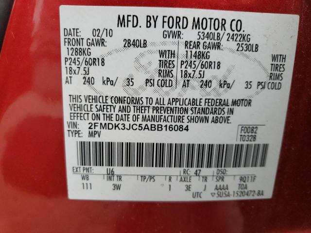 Photo 13 VIN: 2FMDK3JC5ABB16084 - FORD EDGE 