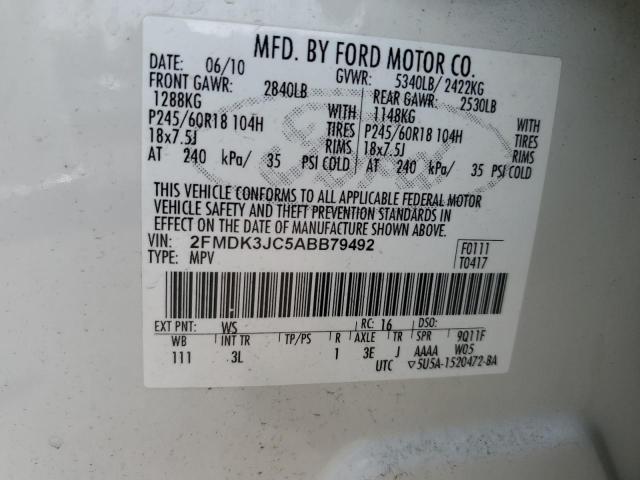 Photo 11 VIN: 2FMDK3JC5ABB79492 - FORD EDGE 