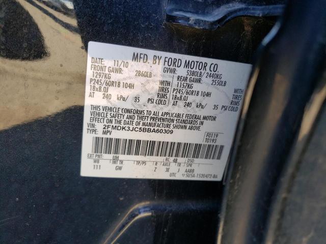 Photo 9 VIN: 2FMDK3JC5BBA60309 - FORD EDGE SEL 