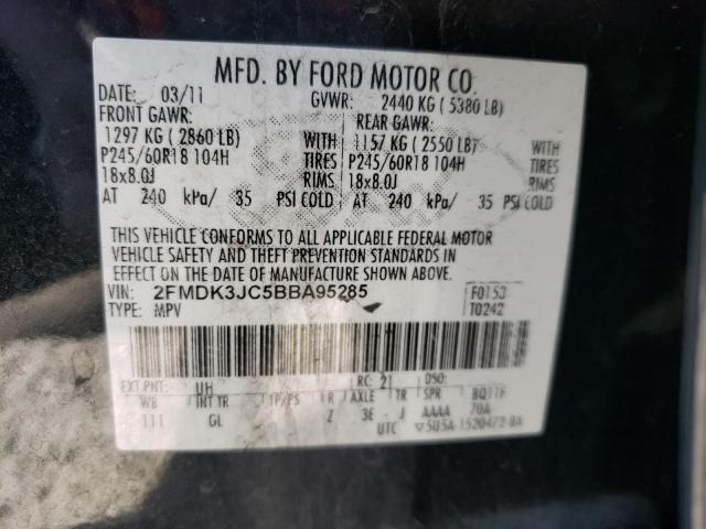 Photo 9 VIN: 2FMDK3JC5BBA95285 - FORD EDGE SEL 