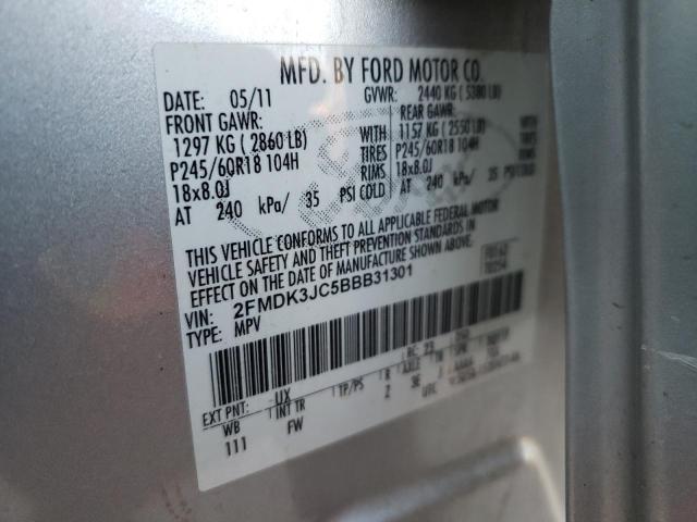 Photo 12 VIN: 2FMDK3JC5BBB31301 - FORD EDGE SEL 