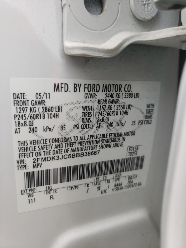 Photo 12 VIN: 2FMDK3JC5BBB38667 - FORD EDGE 