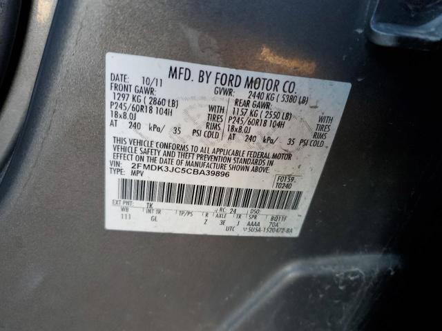 Photo 12 VIN: 2FMDK3JC5CBA39896 - FORD EDGE 