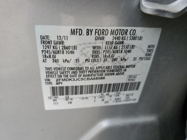 Photo 13 VIN: 2FMDK3JC5CBA68086 - FORD EDGE SEL 