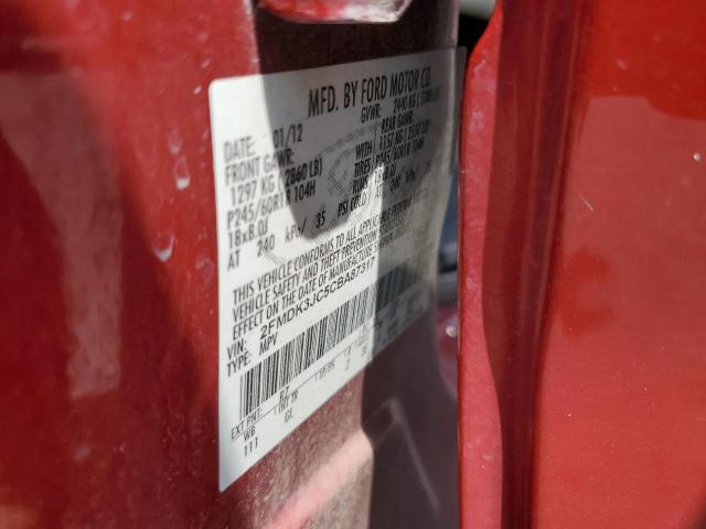 Photo 12 VIN: 2FMDK3JC5CBA87317 - FORD EDGE SEL 