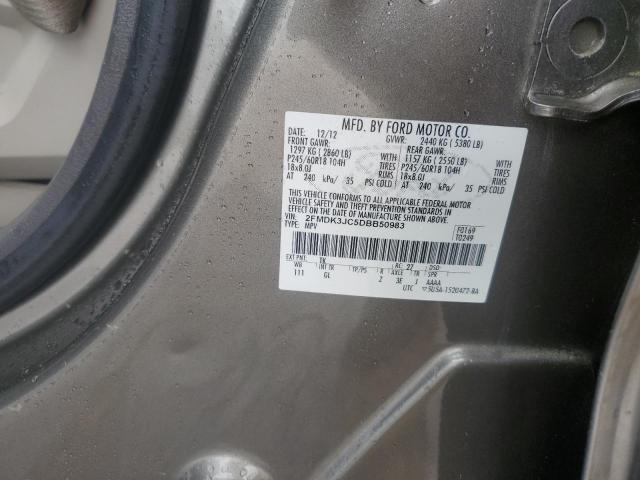 Photo 12 VIN: 2FMDK3JC5DBB50983 - FORD EDGE SEL 