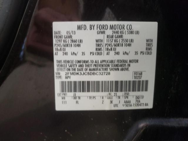 Photo 9 VIN: 2FMDK3JC5DBC32728 - FORD EDGE SEL 