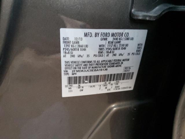 Photo 12 VIN: 2FMDK3JC5EBA16136 - FORD EDGE 