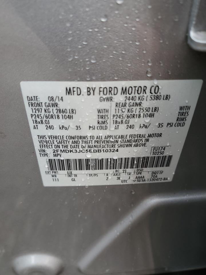 Photo 13 VIN: 2FMDK3JC5EBB10324 - FORD EDGE 