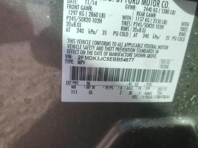 Photo 12 VIN: 2FMDK3JC5EBB54677 - FORD EDGE SEL 