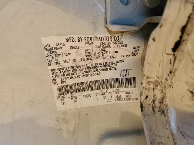 Photo 11 VIN: 2FMDK3JC6ABB50549 - FORD EDGE SEL 