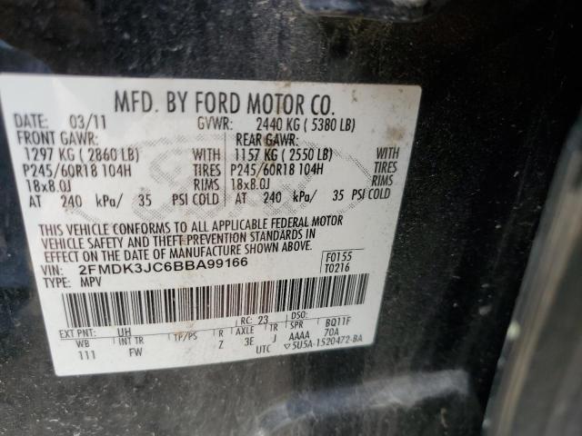 Photo 12 VIN: 2FMDK3JC6BBA99166 - FORD EDGE SEL 