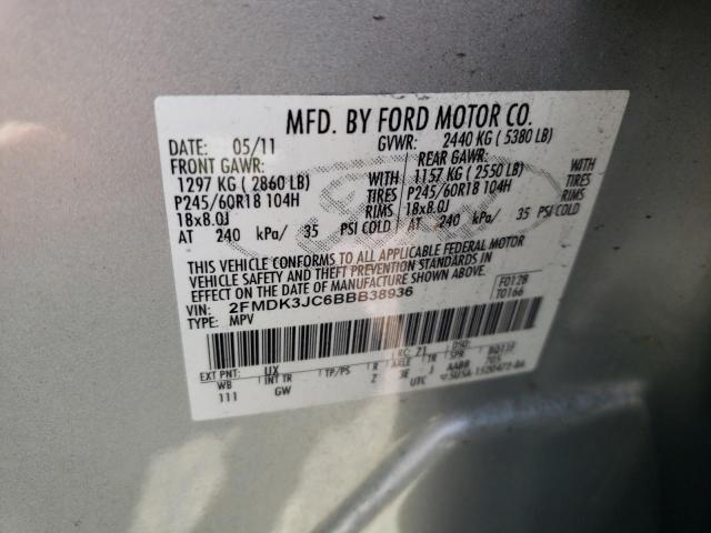 Photo 11 VIN: 2FMDK3JC6BBB38936 - FORD EDGE 