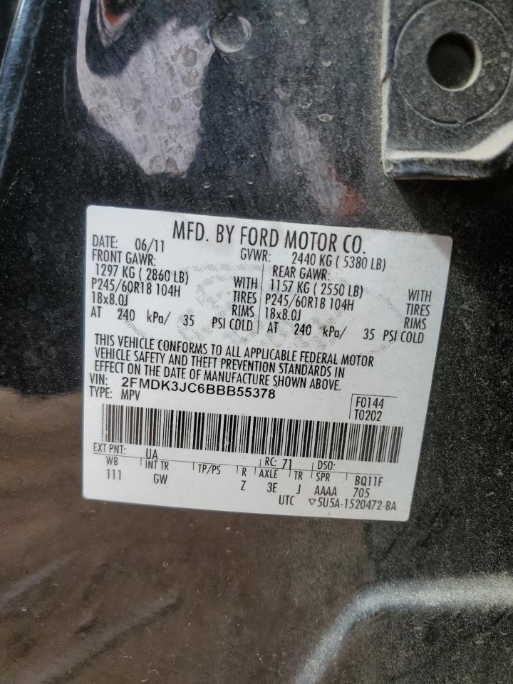 Photo 12 VIN: 2FMDK3JC6BBB55378 - FORD EDGE 