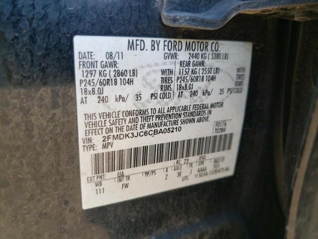 Photo 9 VIN: 2FMDK3JC6CBA05210 - FORD EDGE SEL 