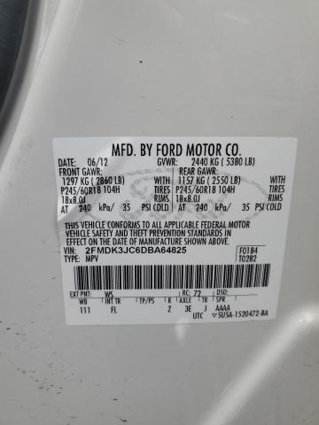 Photo 13 VIN: 2FMDK3JC6DBA64825 - FORD EDGE SEL 