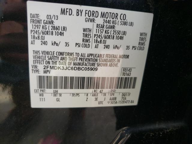 Photo 12 VIN: 2FMDK3JC6DBC05909 - FORD EDGE SEL 