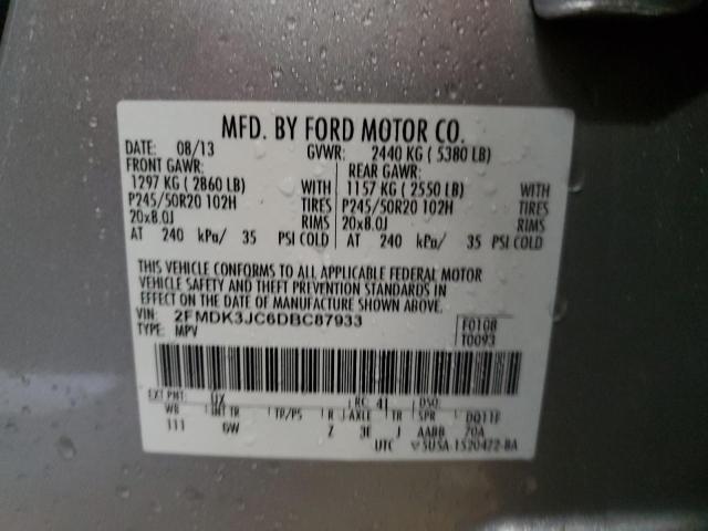 Photo 12 VIN: 2FMDK3JC6DBC87933 - FORD EDGE 