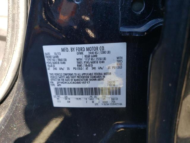 Photo 12 VIN: 2FMDK3JC6DBE15717 - FORD EDGE SEL 