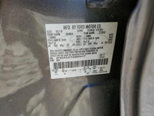 Photo 12 VIN: 2FMDK3JC7ABB58417 - FORD EDGE 