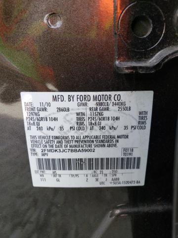 Photo 9 VIN: 2FMDK3JC7BBA59002 - FORD EDGE SEL 