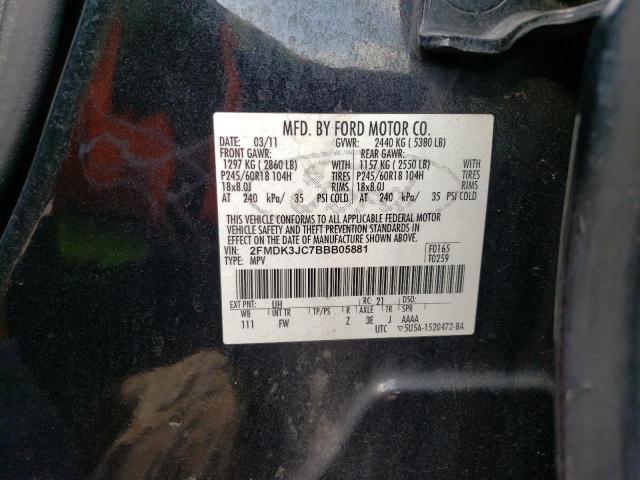 Photo 12 VIN: 2FMDK3JC7BBB05881 - FORD EDGE SEL 