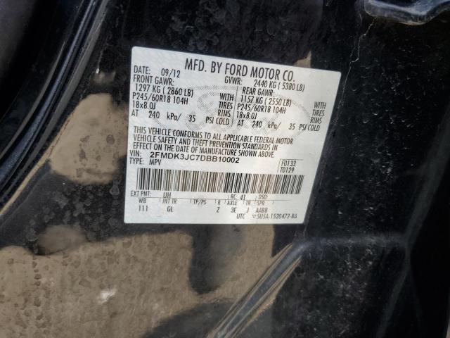 Photo 12 VIN: 2FMDK3JC7DBB10002 - FORD EDGE SEL 