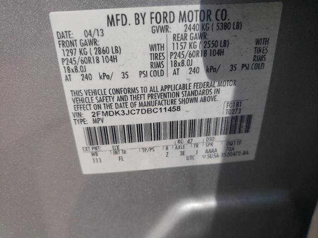 Photo 9 VIN: 2FMDK3JC7DBC11458 - FORD EDGE 