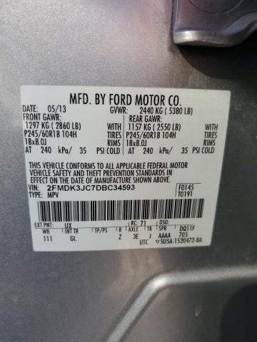 Photo 12 VIN: 2FMDK3JC7DBC34593 - FORD EDGE SEL 