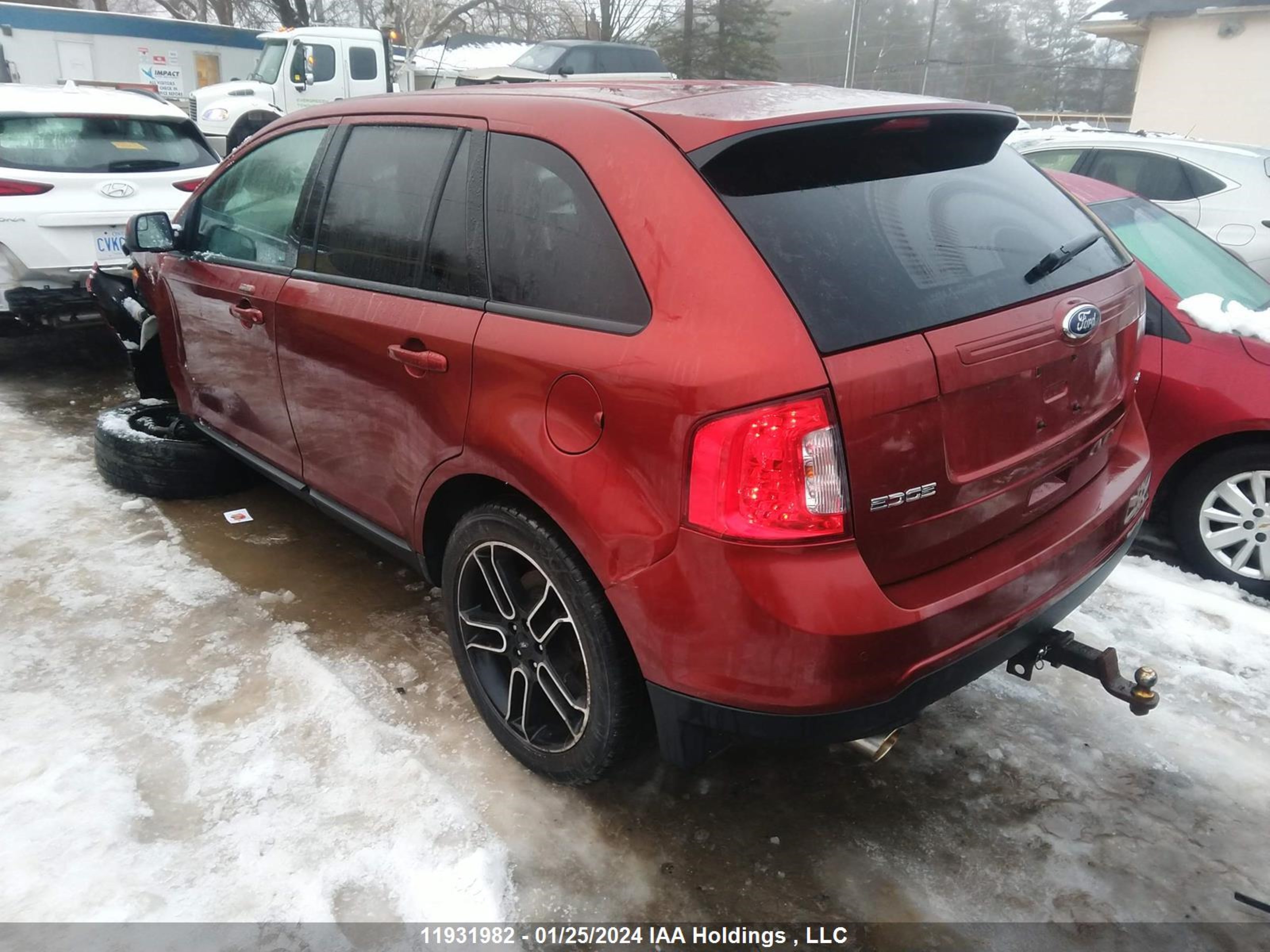 Photo 2 VIN: 2FMDK3JC7EBB05318 - FORD EDGE 