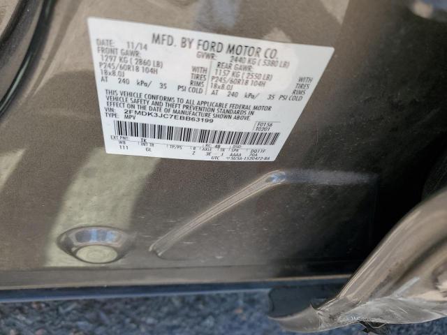 Photo 11 VIN: 2FMDK3JC7EBB63199 - FORD EDGE SEL 