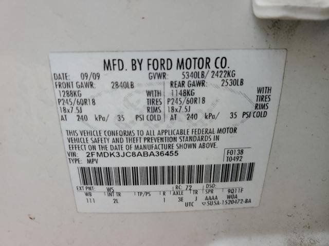 Photo 12 VIN: 2FMDK3JC8ABA36455 - FORD EDGE 