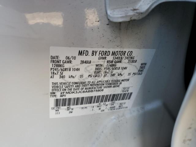 Photo 11 VIN: 2FMDK3JC8ABB75808 - FORD EDGE 