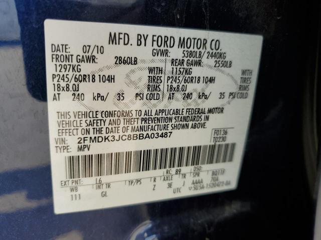 Photo 12 VIN: 2FMDK3JC8BBA03487 - FORD EDGE 