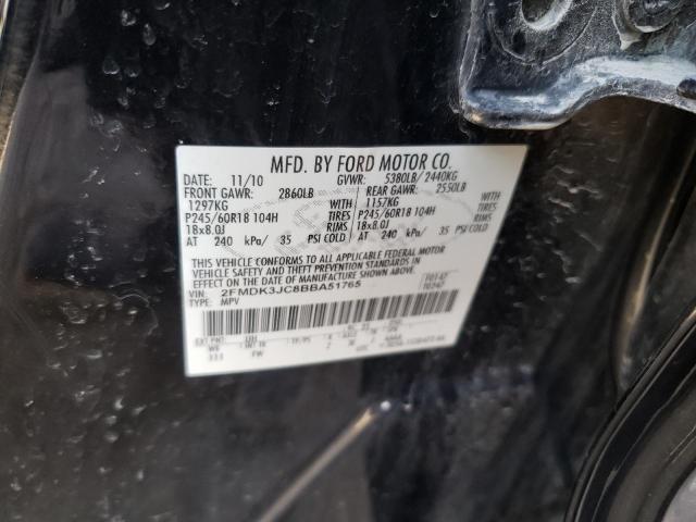 Photo 12 VIN: 2FMDK3JC8BBA51765 - FORD EDGE SEL 