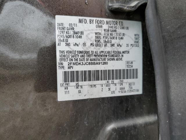 Photo 13 VIN: 2FMDK3JC8BBA91280 - FORD EDGE 