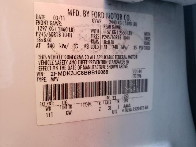 Photo 12 VIN: 2FMDK3JC8BBB10068 - FORD EDGE SEL 