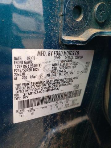 Photo 12 VIN: 2FMDK3JC8BBB64843 - FORD EDGE 