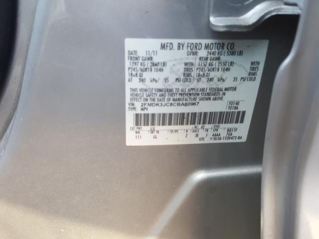 Photo 9 VIN: 2FMDK3JC8CBA60967 - FORD EDGE SEL 