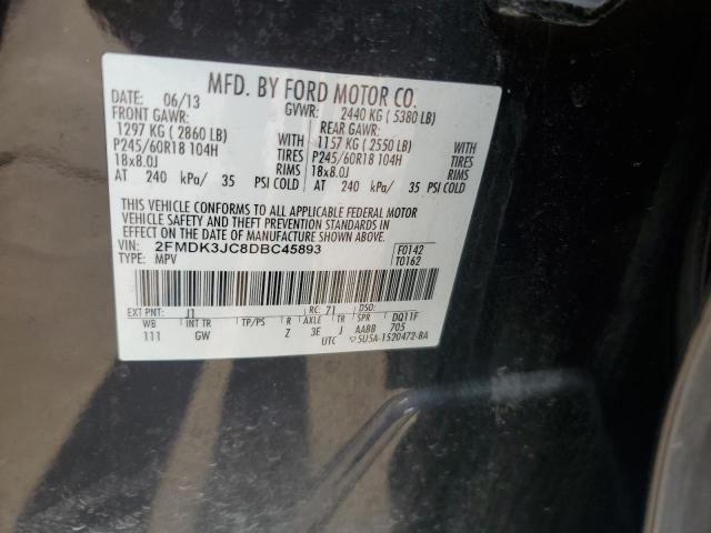 Photo 12 VIN: 2FMDK3JC8DBC45893 - FORD EDGE SEL 