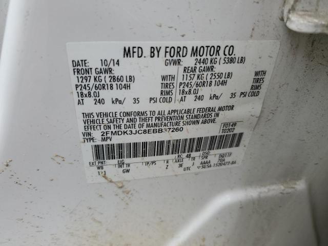 Photo 13 VIN: 2FMDK3JC8EBB37260 - FORD EDGE 